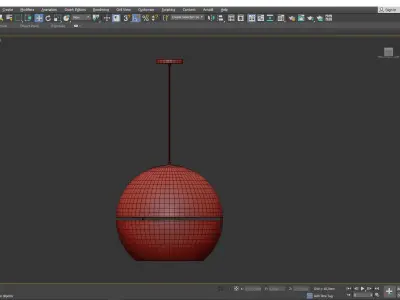 Lucas Pendant Light Low-poly 3D model