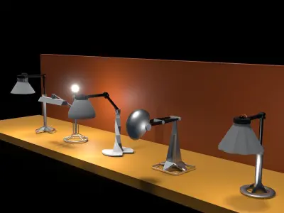 DESK LAMP 3D model