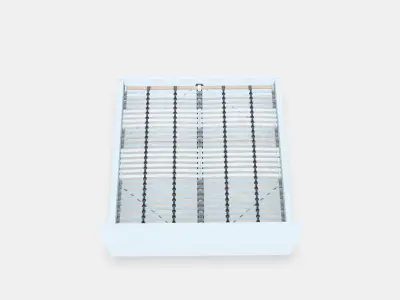 MALM Bed frame high 100 Low-poly 3D model