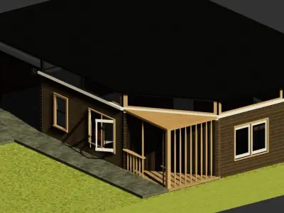 TheRise - TinyHome Low-poly 3D model