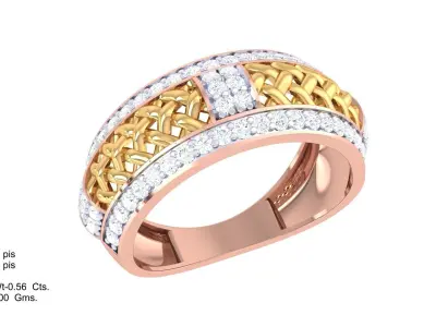 Women Ring  Render 3dm STL OBJ FBX Details 3D print model 310