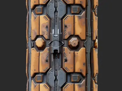 Sci-FI Seamless Texture  Texture 4