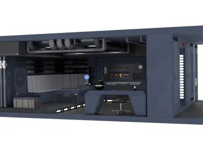 Set 2d - Officers quarters 1-18 Scale Kenner Hasbro 3D print model