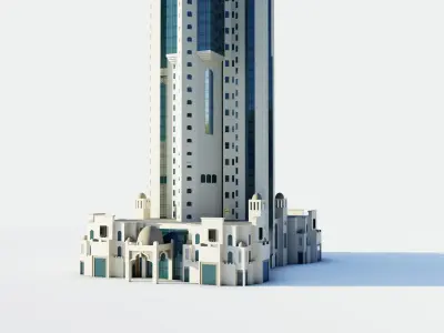 Al Jassimya Tower - Qatar doha 3D model