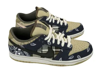 Travis scott x Nike Air Jordan 1 low SB Dunk Low Jackboys 3D model