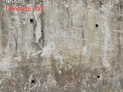 Ultra realistic Concrete wall Dirt Scan 3D model