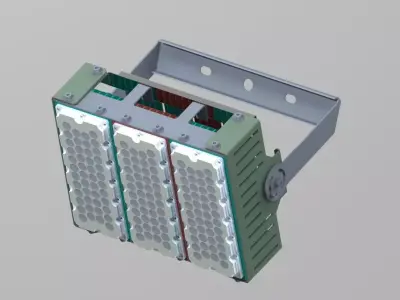 Sports Flood Light 3D model
