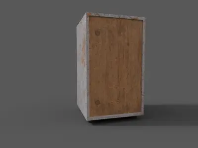 Old Modern Furniture 3D Model Low-poly 3D model get