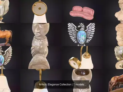 Artistic Elegance Collection 3D Model Pack