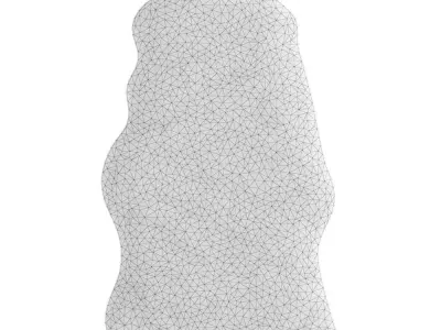 Animal skin 01 3D model