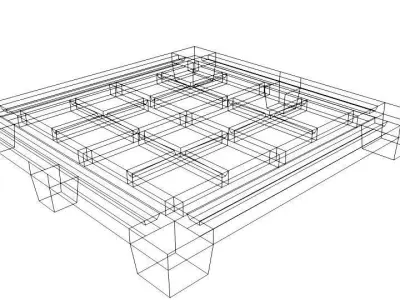 Pallet - Type 3 3D model