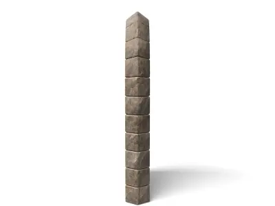 Small Medieval Wooden Door Low-poly 3D model