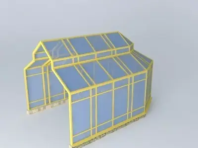 Wintergarten  conservatory 5 Free 3D model