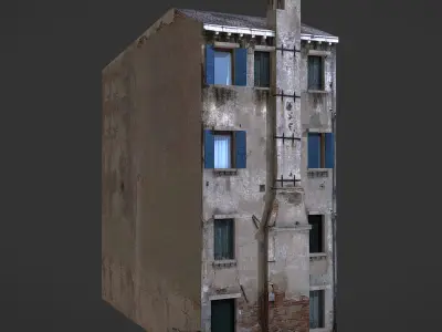 Old Building 924 Low-poly 3D model
