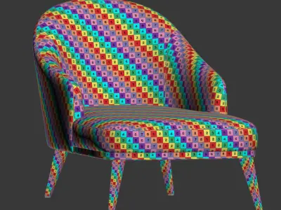 Eliza Chaise Lounge 3D model