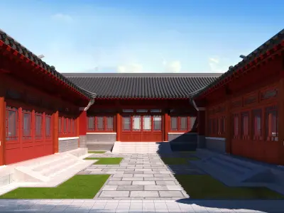 Chinese architecture 3D model order