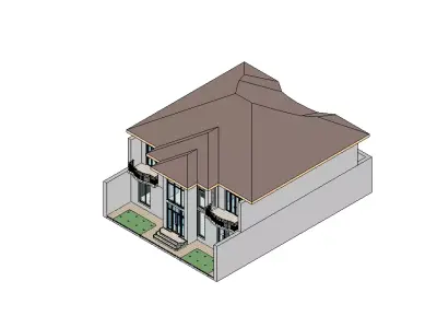 Revit House 03 3D model purchase