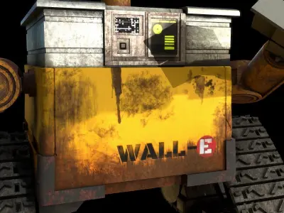 WALL-EE Low-poly 3D model