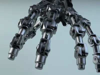 terminator t-800 Arm 3D model