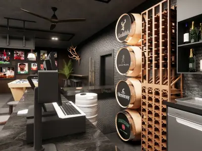 Beer Pub 3D model