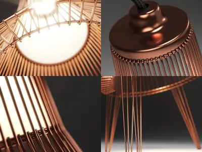 Table Lamp A-Cote by Schema 3D model