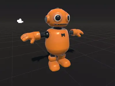 Minirobotic7Pack3 Low-poly 3D model