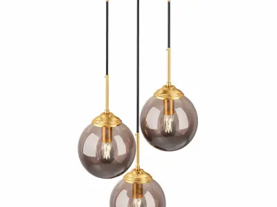 3 Lights Globe Hanging 3D model