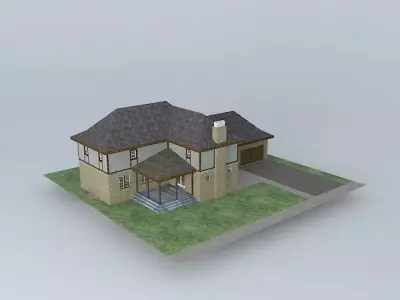 Omega House Free 3D model