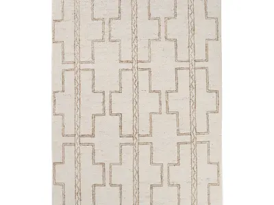 AASHA JUTE RUG 3D model