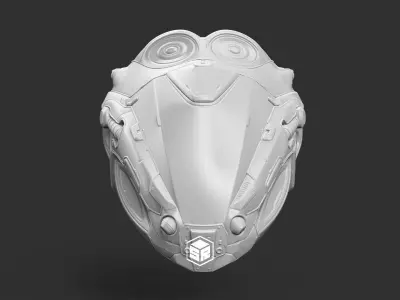 Sci-Fi Helmet 3D print model