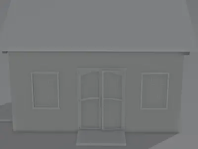 Forest meadow 3d model  Low-poly 3D model