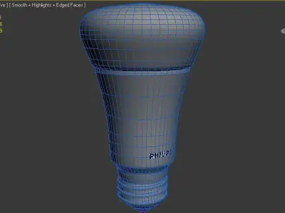 philips hue ambiance color lamp Low-poly 3D model