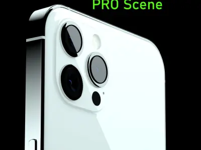 Apple iPhone 13 Pro Max Series Pro Scenes Collection 3D Model Pack