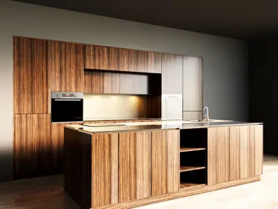 51-Kitchen3 texture 5 3D model