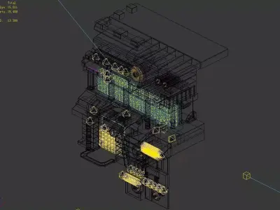 Titan - Small Base - Weapon Shop 03 3D model