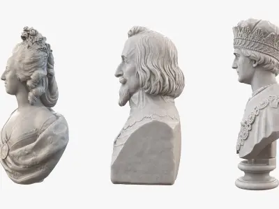  Royal Portrait Busts 