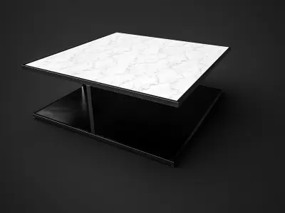Coffee Table - Ann Modloft Low-poly 3D model