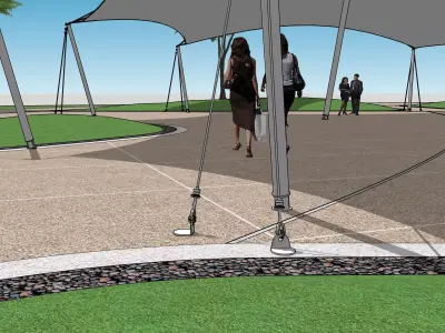 Tensile Structures Collection -A1 3D model