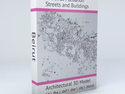 Beirut Streets and Buildings 3D model