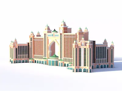 atlantis - Dubai 3D model