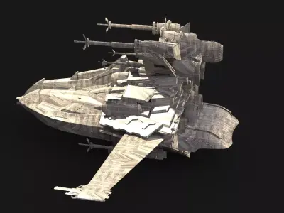 Spaceship Grand reaper 3 3D model