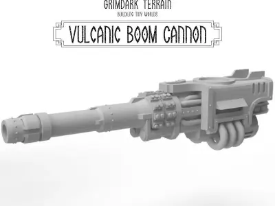 Reaver Vulcanic Boom Cannon 3D print model