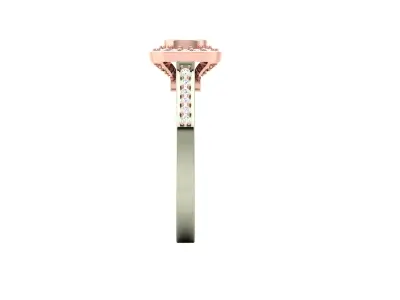 Women Ring  Render 3dm STL OBJ FBX Details 3D print model 245