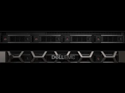 Data Server and Network Rack 3D model