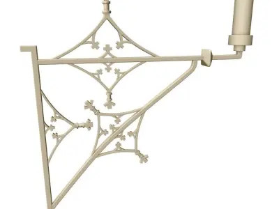 Candle stand 3D model 3D model