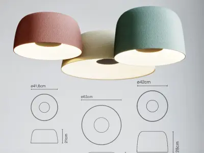 Pendant Marset Djembe 3D model