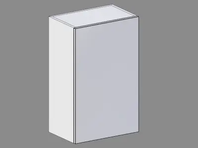 Kitchen Upper Cabinet 50 cm Low-poly 3D model