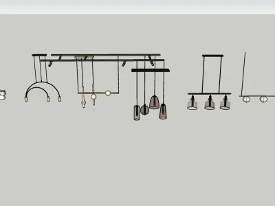 Decorative ceiling lights 3D model