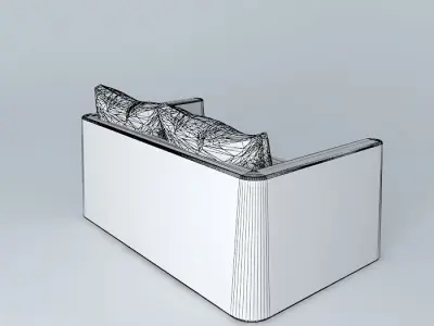 Exterior Love Seat 3D model