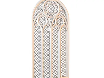 Gothic Window 3D model